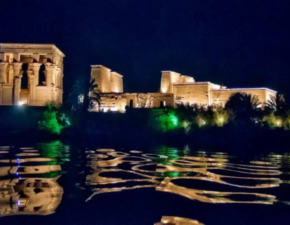 Philae temple sound and Light show Aswan