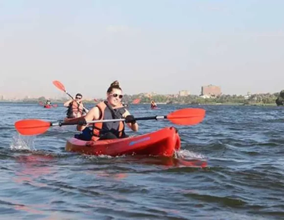 KAYAK ON THE ALEXANDRIA BAHARY BEACH