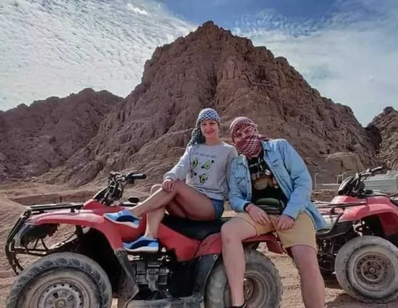 Budget Desert Safari Trip by Quad Bike In Sharm El Sheikh During Sunrise Or sunset