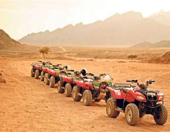 BUDGET Desert Safari Trip by Quad Bike IN HURGHADA